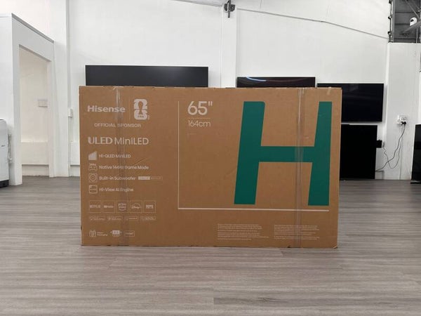 HISENSE 65” REAL Mini LED 4K AI TV E8S  Model: 65E8S