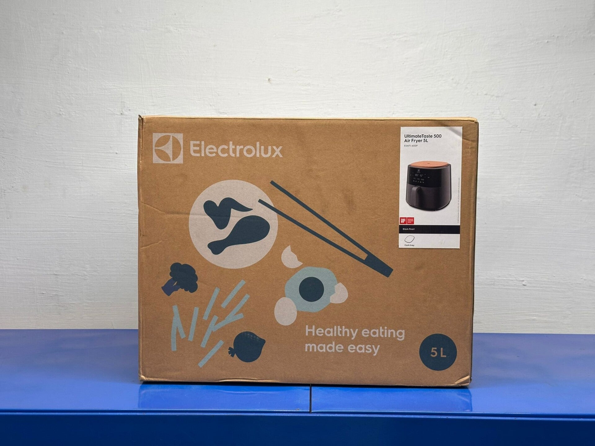 ELECTROLUX 5L UltimateTaste 500 Air Fryer- BLACK PEARL Model : E5AF1-600P