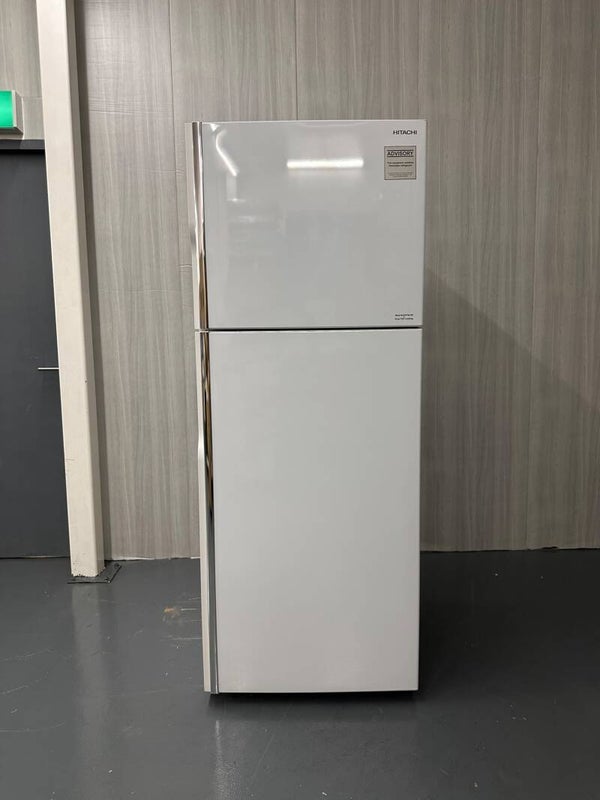 HITACHI 408L 2 Door Top Freezer White Fridge Refrigerator Model: R-VX480PMS9
