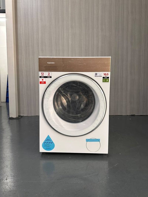 TOSHIBA Japandi T37 10.5kg Front Load Washing Machine Washer  Model: TW-T37BZP115MWS(WT)