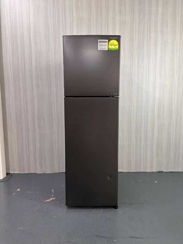SHARP 253L 2-DOOR TOP FREEZER REFRIGERATOR FRIDGE Model: SJ-RF25E-DS