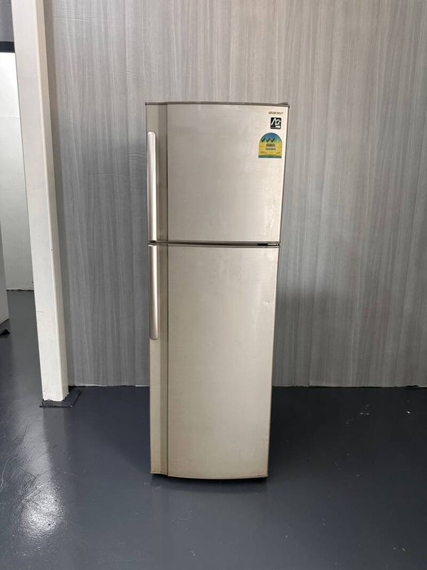 USED  SHARP 251L 2 Door Refrigerator Fridge  Model : SJ-D34T-SL
