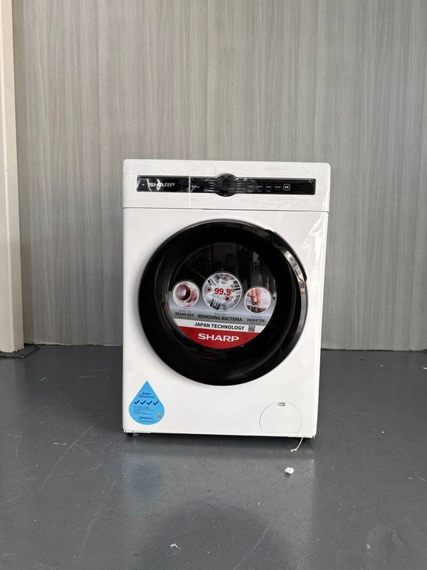 SHARP 10.5KG FRONT LOAD WASHING MACHINE WASHER MODEL: ES-FH105BG-W
