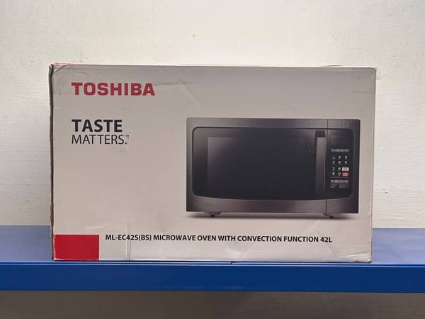 TOSHIBA 42L Microwave Oven With Convection Function  Model : ML-EC42S(BS)