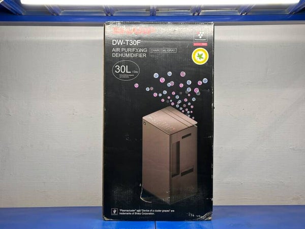 SHARP 30L 4-in-1 Dehumidifier + Air Purifier + Shoe Dryer + Laundry Dryer  Model : DW-T30FE-H