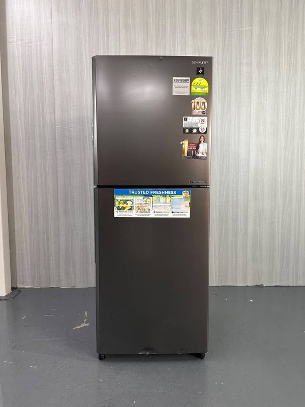 SHARP 300L 2 Door Top Freezer Refrigerator Fridge Model: SJ-RF30E-DS