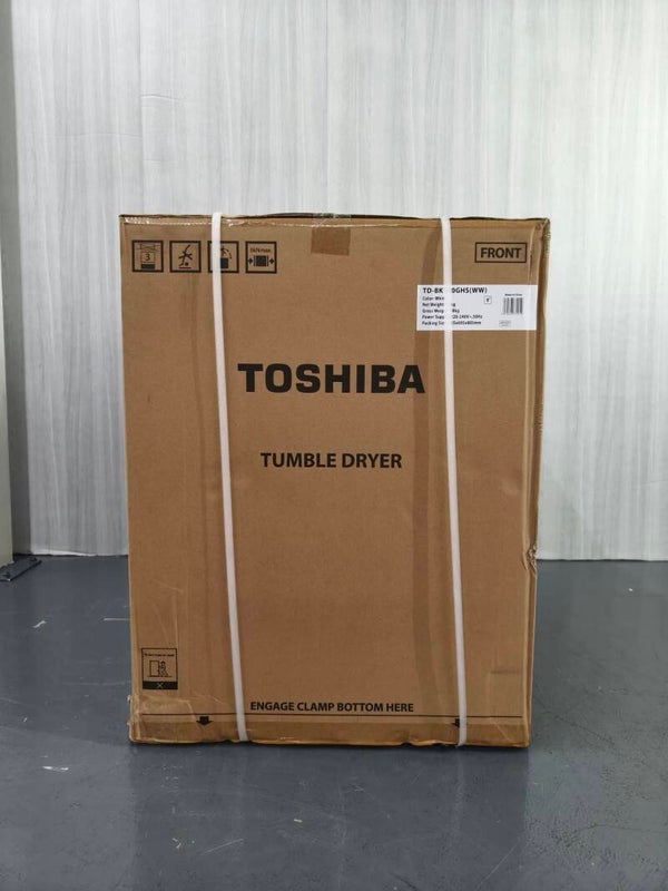 TOSHIBA 9kg White Heatpump Dryer Model: TD-BK100GHS(WW)