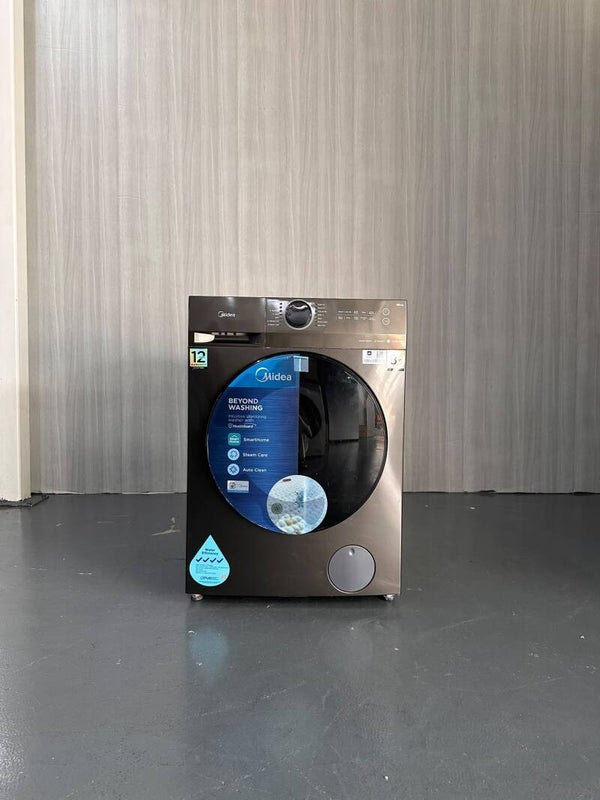 USED  MIDEA 8.5KG FRONT LOAD WASHING MACHINE WASHER  Model : MF200W85BT