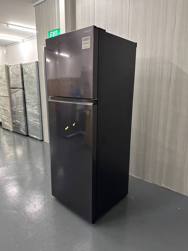 HITACHI 410L 2 Door Top Freezer Refrigerator Fridge  Model: HRTN6443SBBKSG