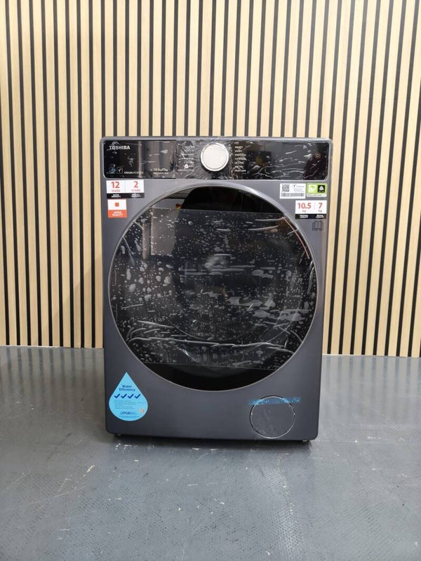 TOSHIBA 10.5kg/7kg Washer Dryer Model: TWD-T27BZP115MWS(MG)