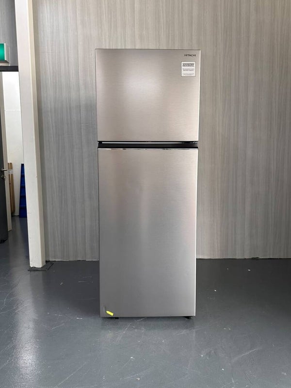 HITACHI 410L 2 Door Top Freezer Refrigerator Fridge  Model: HRTN6443SXSG