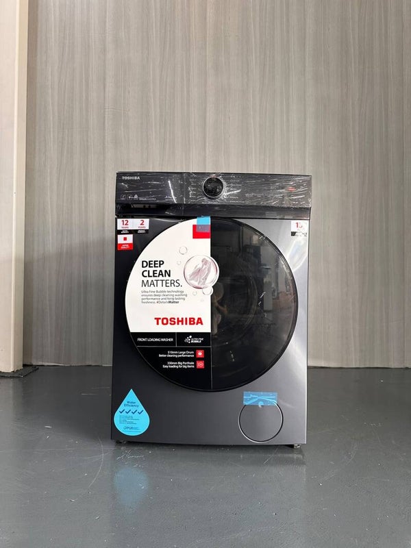 TOSHIBA 13kg Front Load Washing Machine Washer Model: TW-T21BU140UWS(MG)