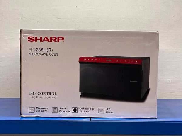 SHARP 24L Basic Microwave Oven - Red Model : R-2235H(R)