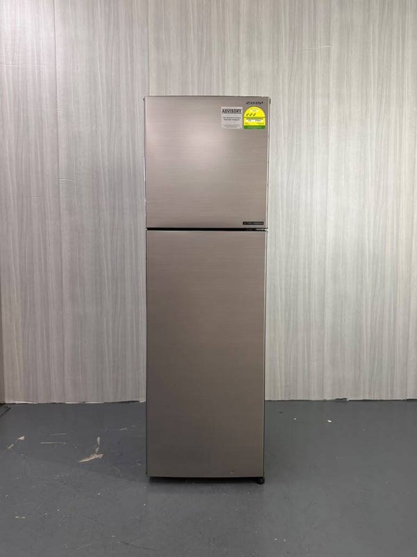 SHARP 253L 2-DOOR TOP FREEZER REFRIGERATOR FRIDGE Model: SJ-RF25E-SL
