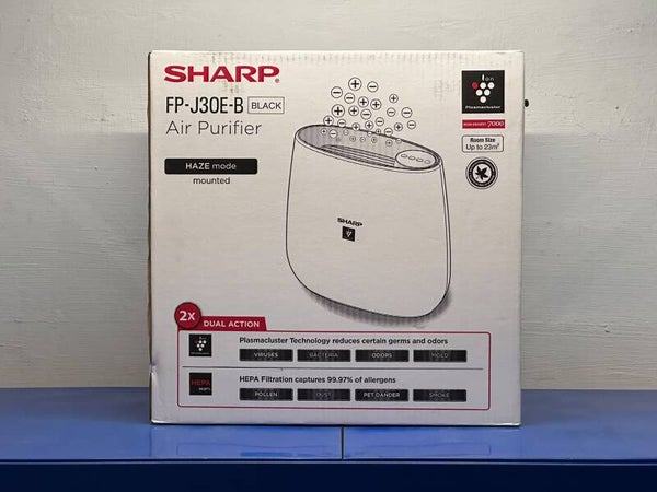SHARP Plasmacluster Air Purifier - Black  Model : FP-J30E-B