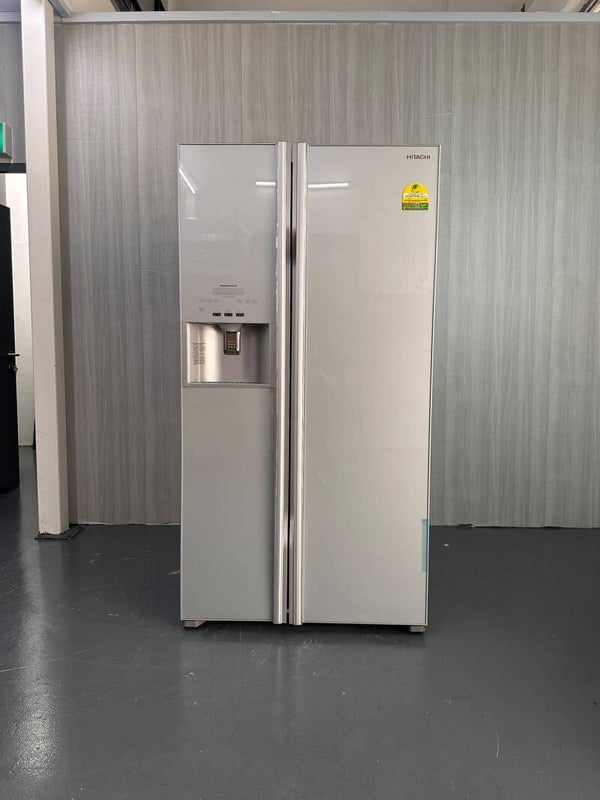 HITACHI 579L Side By Side Refrigerator Fridge ( Sliver )  Model : R-S705GP2MS