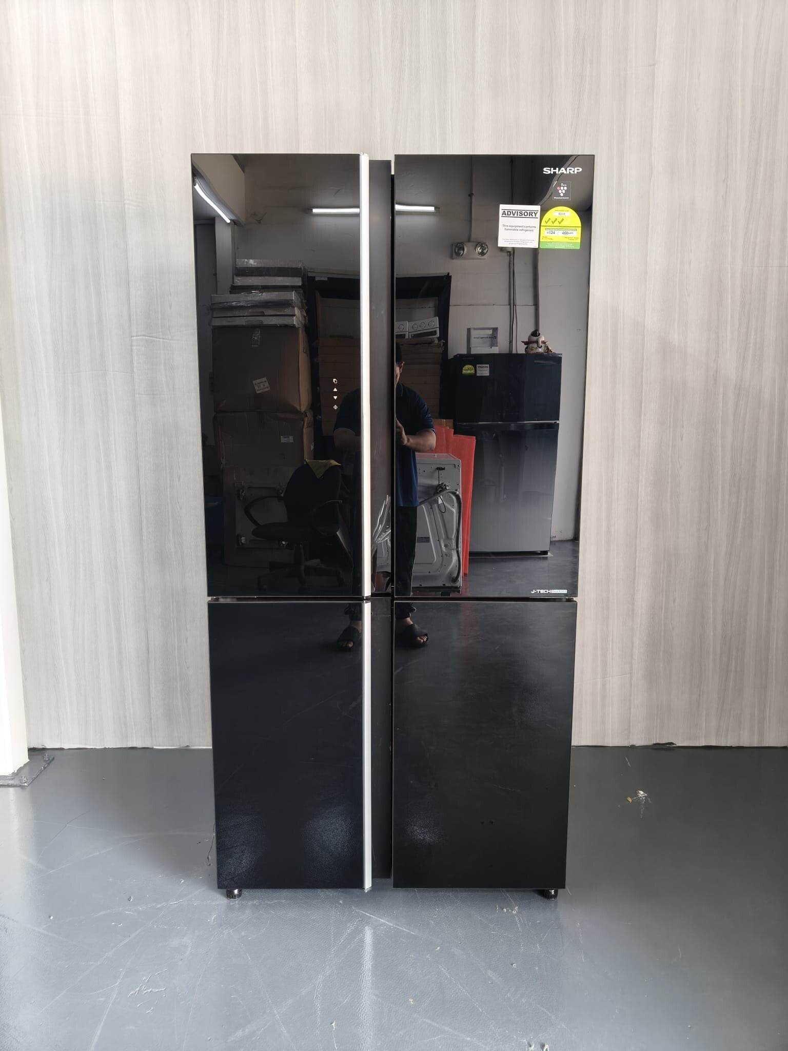 SHARP 575L MULTI DOOR REFRIGERATOR FRIDGE  Model: SJ-VX57PG-BK