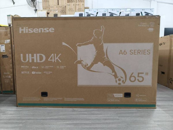 HISENSE 65" A6 SERIES UHD 4K VIDAA TV Model: 65A6N