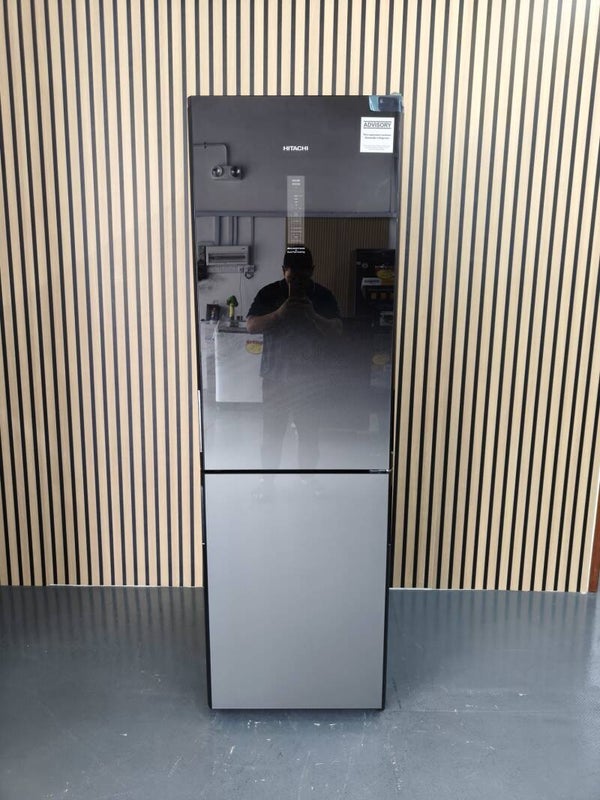 HITACHI 315L 2-Door Bottom Freezer Refrigerator Model: R-BG415P6MSX XGR