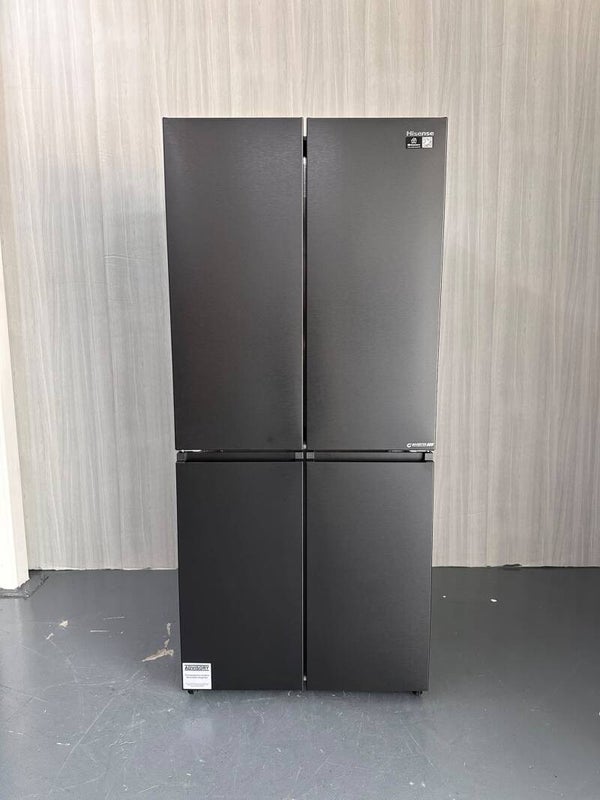 HISENSE 483L Four Door Refrigerator Fridge | Inverter Pro Metal-Tech Cooling  Model: RQ5P470SAFD
