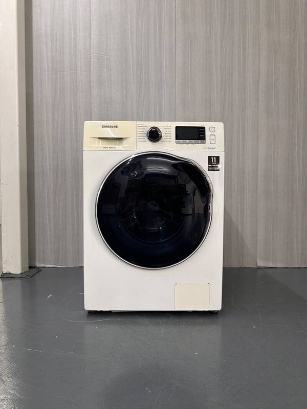 USED  SAMSUNG 8Kg/6kg Washing Machine Dryer (3 Ticks) - White  Model : WD80J6410AW