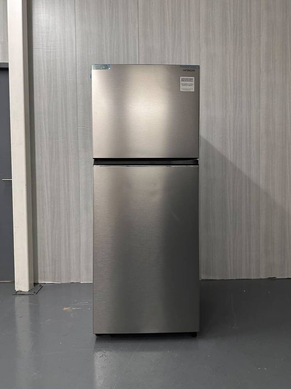 HITACHI 376L 2-Door Top Freezer Refrigerator Fridge  Model: HRTN6408SXSG