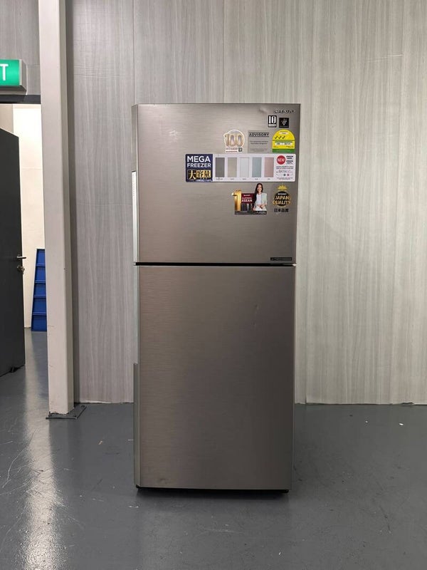 SHARP 427L TOP MOUNT REFRIGERATOR FRIDGE  Model: SJ-RF43E-SL