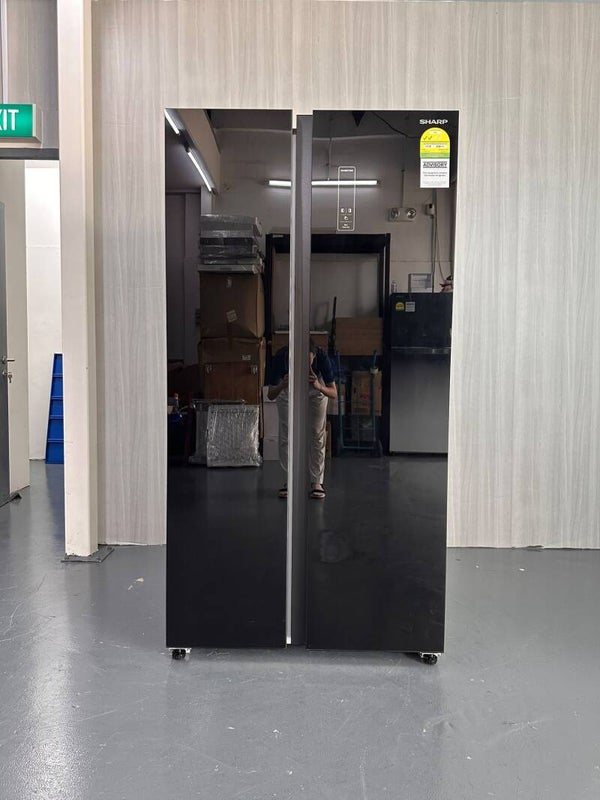 SHARP 521L SIDE BY SIDE REFRIGERATOR FRIDGE  Model: SJ-SS52EG2-BK