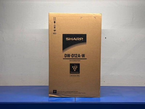SHARP 12L 26m² Dehumidifier - White Model : DW-D12A-W
