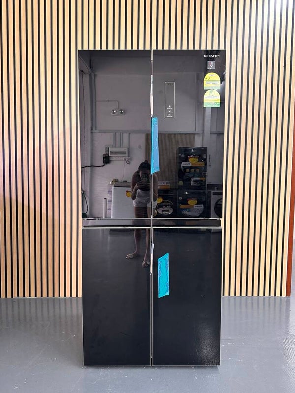 SHARP 401L Multi Doors Refrigerator Model: SJ-VX40PG-BK