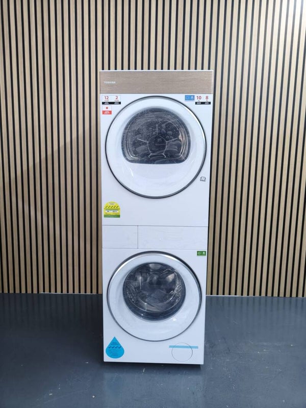 TOSHIBA 10kg/8kg WASHER DRYER Model: TWD-T40BZU110MWS