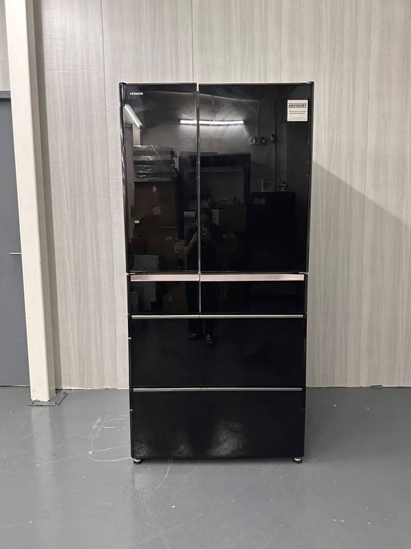 HITACHI 729L Multi 6 Door Refrigerator Fridge 3Tick , Inverter , Crystal Black Model : R-WXC740WS