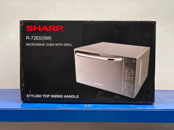SHARP 25L Microwave Oven with Grill  Model : R-72E0(SM)