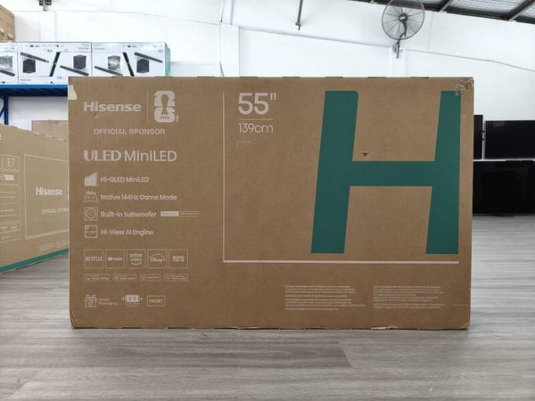HISENSE 55" Mini LED 144Hz TV Model : 55U6S