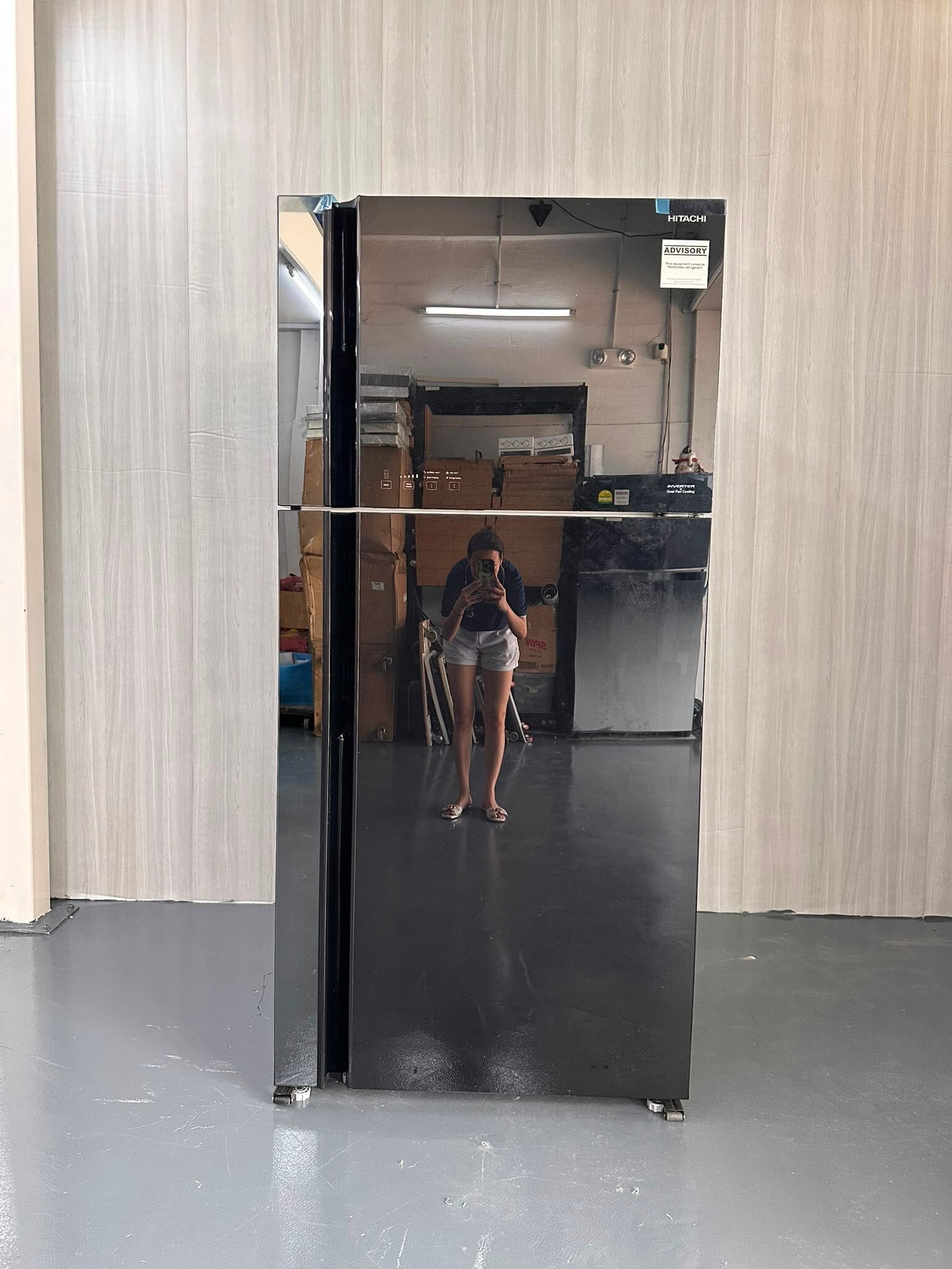 HITACHI 541L 2 Door Fridge Refrigerator With Automatic Ice Maker Model: R-VG695P9MSX