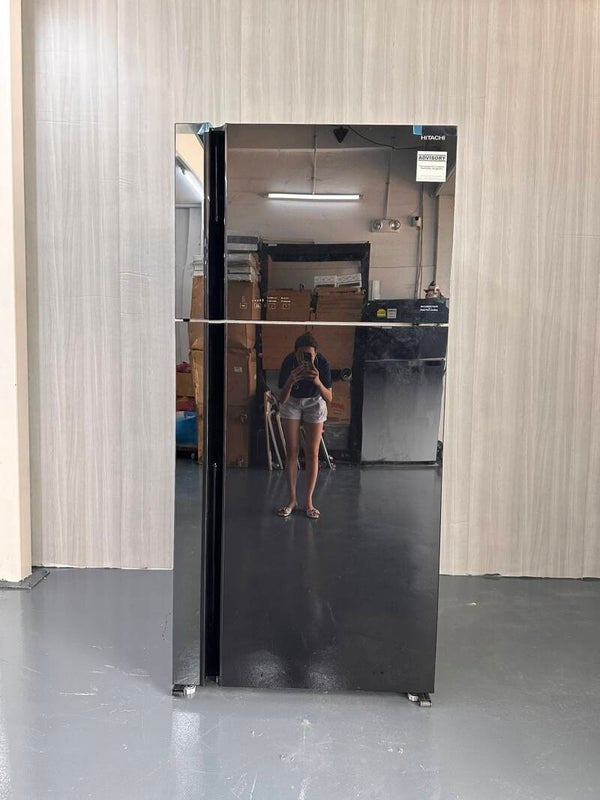 HITACHI 541L 2 Door Fridge Refrigerator With Automatic Ice Maker Model: R-VG695P9MSX