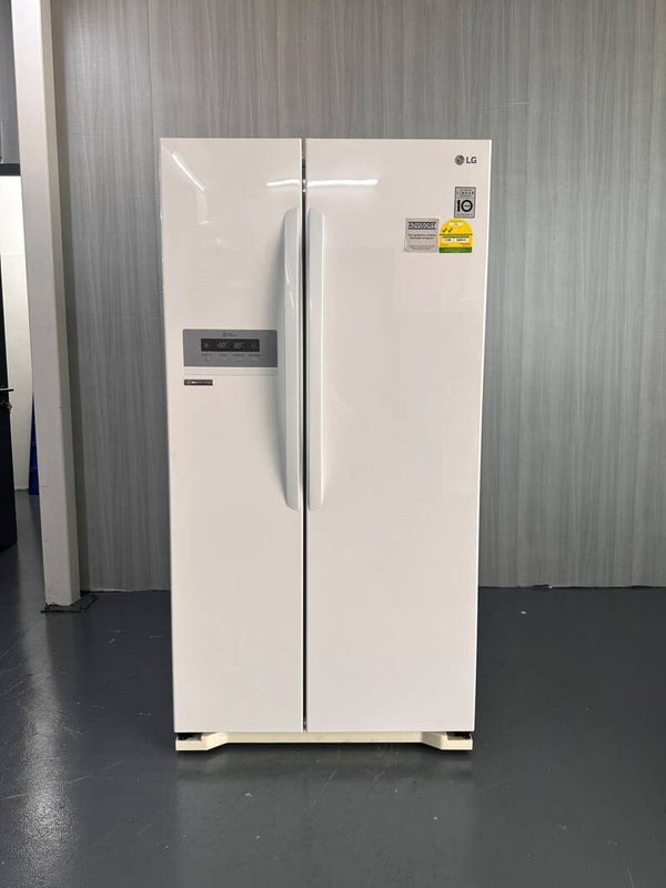USED  SAMSUNG 528L Side By Side Refrigerator Fridge White  Model : GS-B5281SW