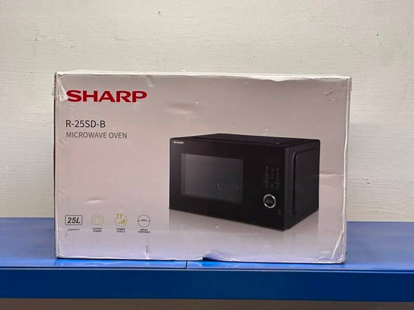 SHARP 25L Digital Solo Microwave Oven - Black  Model : R-25SD-B