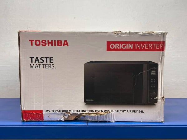 TOSHIBA 26L MICROWAVE CONVECTION WITH INVERTER Model : MV-TC26TF(BK)