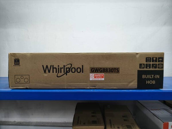 WHIRLPOOL 3 BURNERS PUB GAS HOB  Model: GWG8830TS