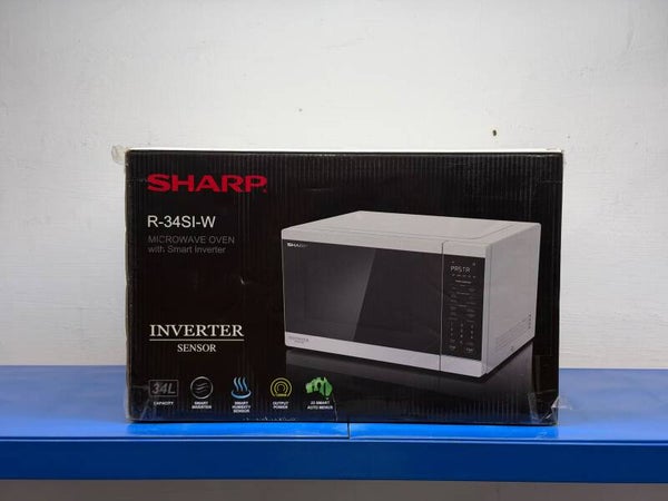 SHARP 34L Basic Inverter Microwave Oven  Model : R-34SI-W