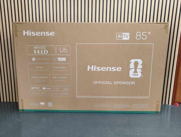 HISENSE 85" Mini LED ULED 144Hz TV Model: 85U6Q