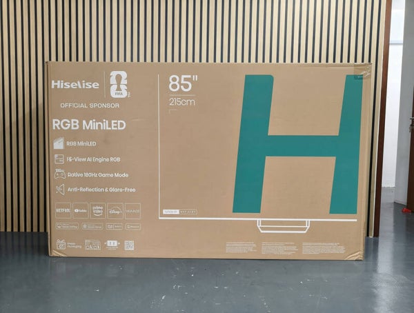 HISENSE 85" 4K 180Hz RGB MINI LED AI TV Model: 85UR8S