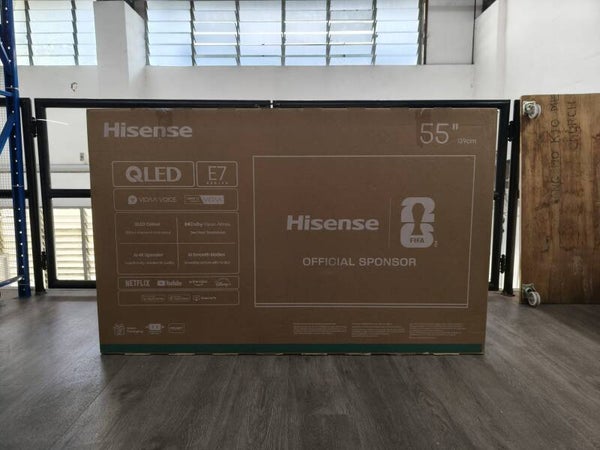 HISENSE 55 inch 4K QLED AI TV | Dolby Vision & Audio 55E7Q