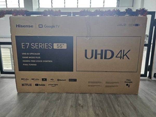 HISENSE 55" E7 SERIES UHD 4K GOOGLE TV 55E7H