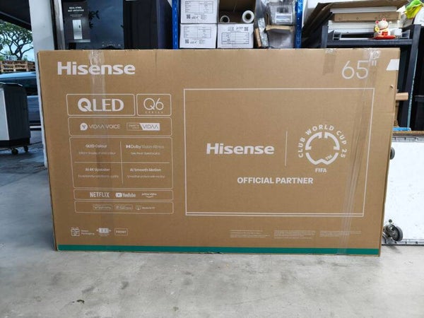 HISENSE 65 inch 4K QLED AI TV | Dolby Vision & Audio 65Q6Q