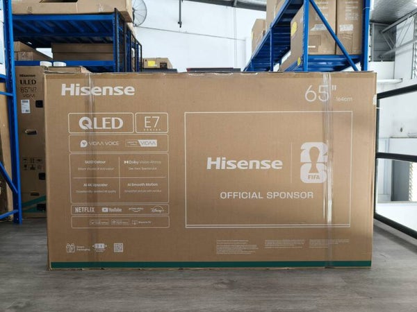 HISENSE 65 inch 4K E7 Series QLED AI TV | Dolby Vision & Audio 65E7Q