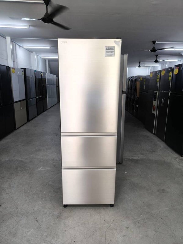 HITACHI 3 DR FRIDGE 329L With Automatic Ice Maker Model: R-S38KPS-CNX Display Set