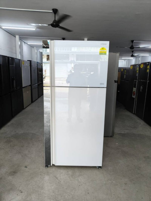 HITACHI 550L 2 DOOR FRIDGE Model: RVG690P7MSGPW