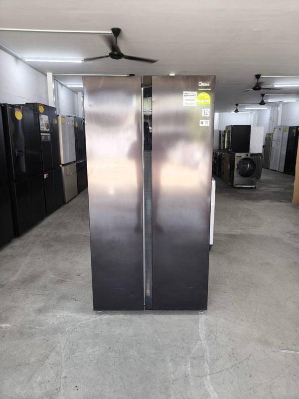 MIDEA 548L SIDE BY SIDE FRIDGE MDRS710FIE28SG  Display set